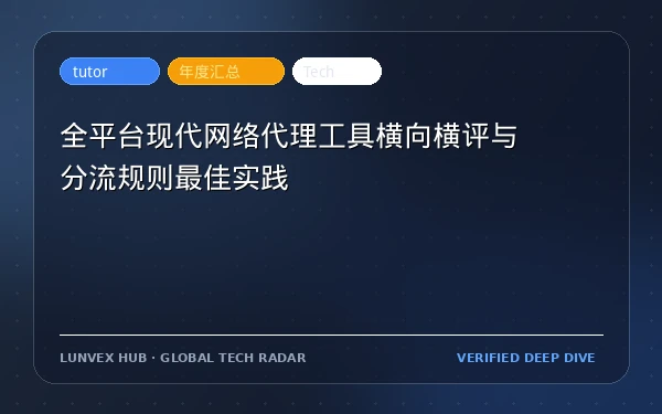 全平台现代网络代理工具横向横评与分流规则最佳实践
