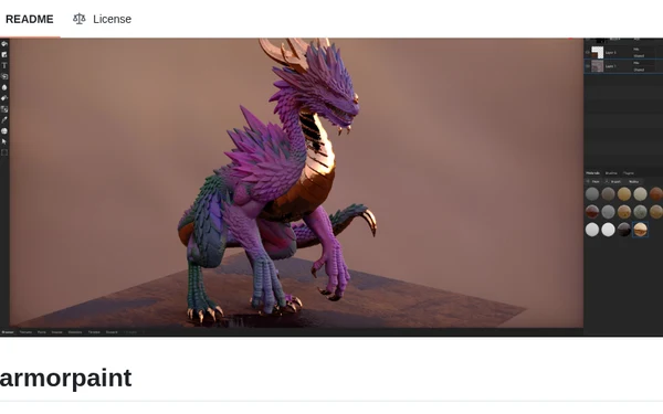 armorpaint：3D 模型纹理绘制工具