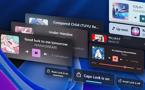 FluentFlyout：更好看的 Windows 媒体控制弹窗