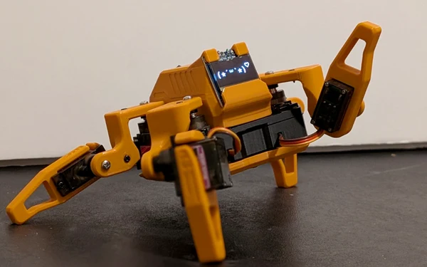 sesame-robot：桌面级开源迷你四足机器人